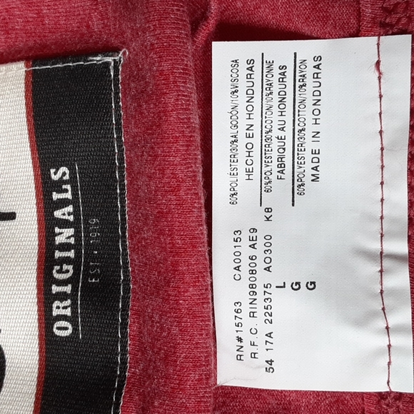 🎈SALE🎈 Sz L CHAMPION Short Sleeve Reddish pink T-shirt New w Riptag - Picture 11 of 12